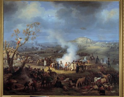 Bivak van Napoleon I aan de vooravond van de Slag bij Austerlitz op 1 december 1805 door Louis Lejeune
