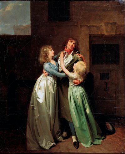 Een Treurig Afscheid, 1780s door Louis Leopold Boilly