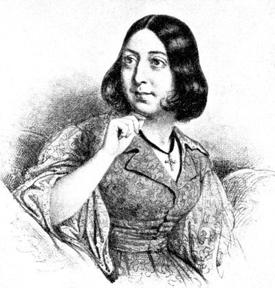 George Sand, 1923 door Louis Leopold Boilly
