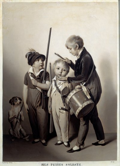 Mijn kleine soldaten door Louis Leopold Boilly