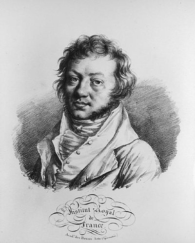 Portret van Andre Marie Ampere (1775-1836) door Louis Leopold Boilly
