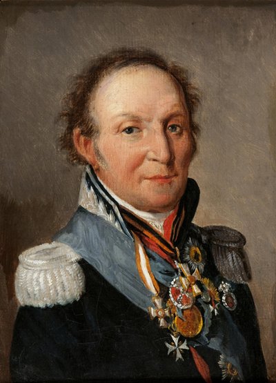 Portret van veldmaarschalk graaf Ludwig Adolf Peter van Sayn-Wittgenstein-Ludwigsburg 1769-1843 door Louis Leopold Boilly