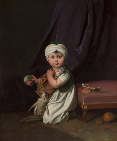 Portret van een jongen, ca. 1805 door Louis Leopold Boilly
