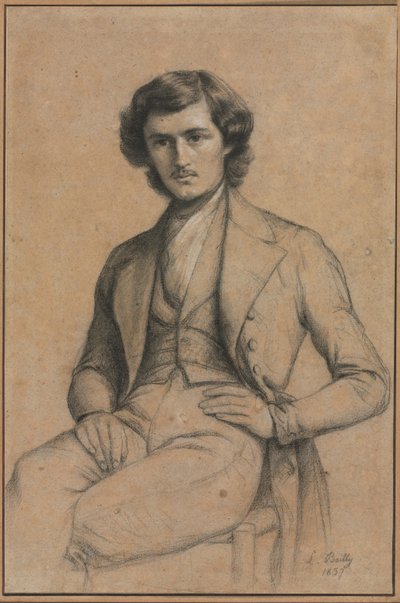 Portret van een Jonge Man door Louis Leopold Boilly