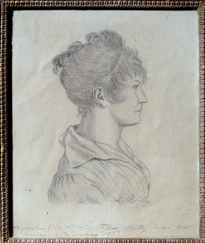 Profielportret van Josephine de Beauharnais (1763-1814) Tekening door Louis Leopold Boilly (1761-1845) 1793 door Louis Leopold Boilly