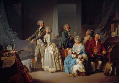 De familie Gohin door Louis Leopold Boilly
