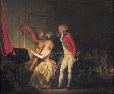 Het geïmproviseerde concert, of De prijs van harmonie door Louis Leopold Boilly