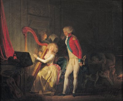 Het Geïmproviseerde Concert, of De Prijs van Harmonie, 1790 door Louis Leopold Boilly