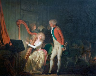 Het Geïmproviseerde Concert, of De Prijs van Harmonie, 1790 door Louis Leopold Boilly