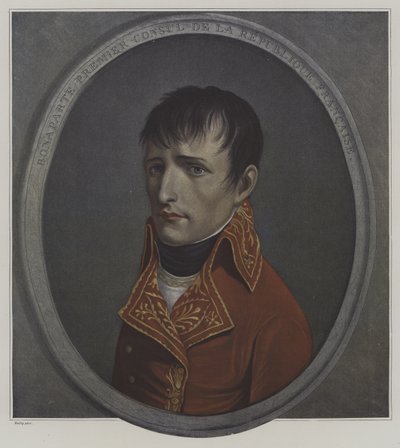 Napoleon Bonaparte, Eerste Consul van de Franse Republiek door Louis Leopold after Boilly