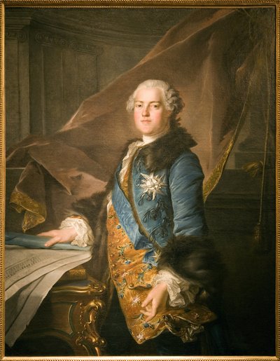 Portret van Abel Francois Poisson, Markies de Marigny (1727-1781) door Louis Tocqué