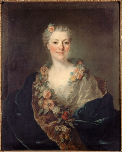 Portret van Madame Doyen, c.1750 door Louis M. Tocque