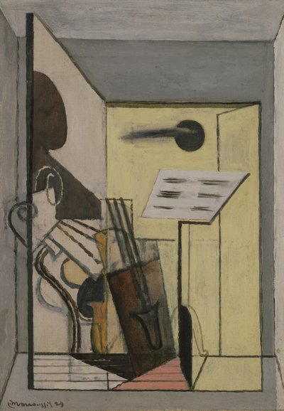 Het scoreblad, 1929 door Louis Marcoussis