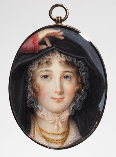 Portret van een Vrouw door Louis Marie Autissier