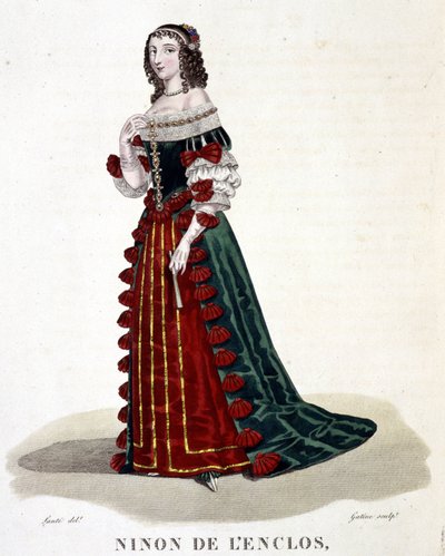 Anne "Ninon" van de Enclos (of Ninon de Lenclos of Ninon de Lanclos) door Louis Marie Lante
