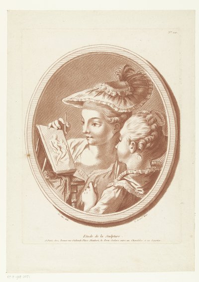 De sculptuurles door Louis Marin Bonnet