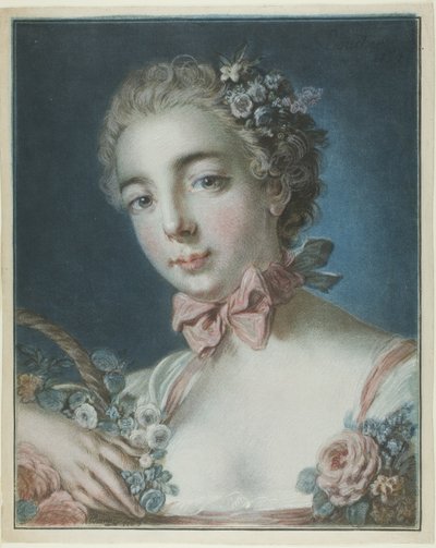 Hoofd van Flora door Louis Marin Bonnet