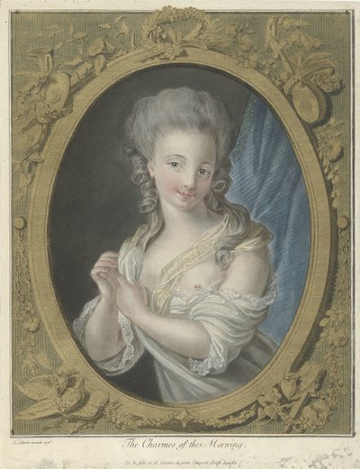 Jonge vrouw in de ochtend door Louis Marin Bonnet