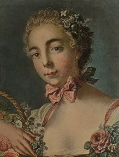 La Tete De Flore Madame Deshayes, 1769, 1913 door Louis Marin Bonnet