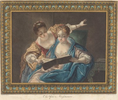 De Fijne Muzikanten, 1775 door Louis Marin Bonnet