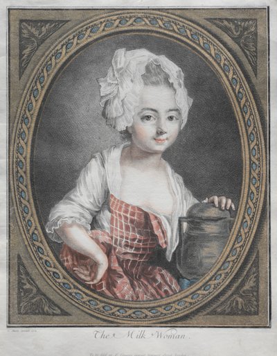 De Melkvrouw door Louis Marin Bonnet