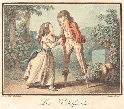 De Stelten door Louis Marin Bonnet after Jean Baptiste Hüet, I