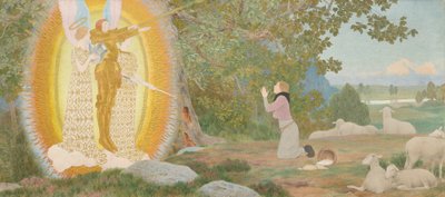 Het Visioen en de Inspiratie Joan of Arc serie: I, c. 1907-begin 1909 door Louis Maurice Boutet de Monvel