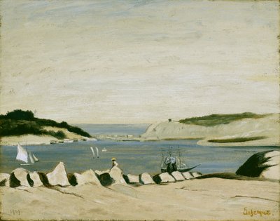 Kustscène, 1909 door Louis Michel Eilshemius