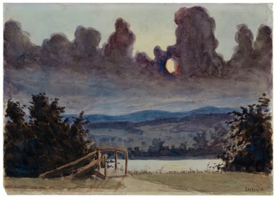 Donkere Wolken door Louis Michel Eilshemius