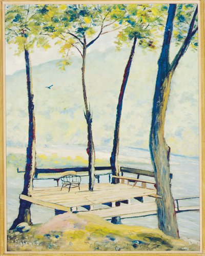 Landing door Louis Michel Eilshemius
