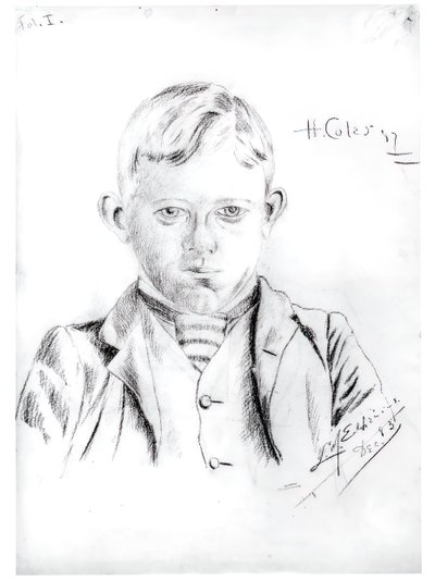 Portret van Howard L. Coles door Louis Michel Eilshemius