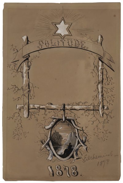 Eenzaamheid, 1878 door Louis Michel Eilshemius