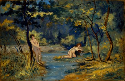Staande en liggende nimfen, 1908 door Louis Michel Eilshemius