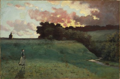 Stormachtig Landschap door Louis Michel Eilshemius
