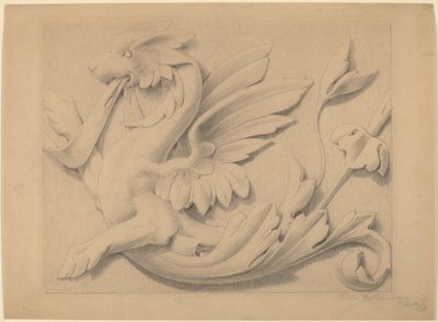 Studie van een gipsafgietsel door Louis Michel Eilshemius