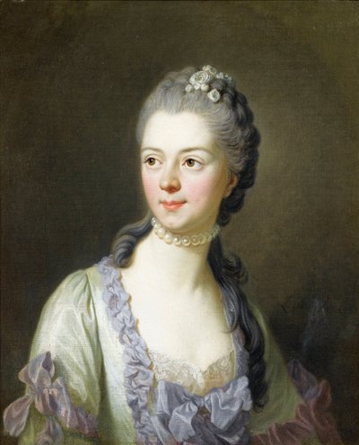 Portret van prinses Ekaterina Dmitrievna Golitsyna door Louis Michel van Loo
