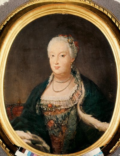 Barbara de Braganza, Koningin van Spanje, vrouw van Ferdinand VI door Louis Michel van Loo