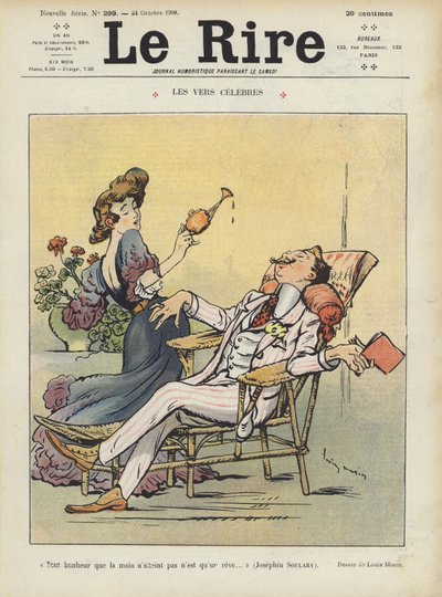Illustratie voor Le Rire door Louis Morin