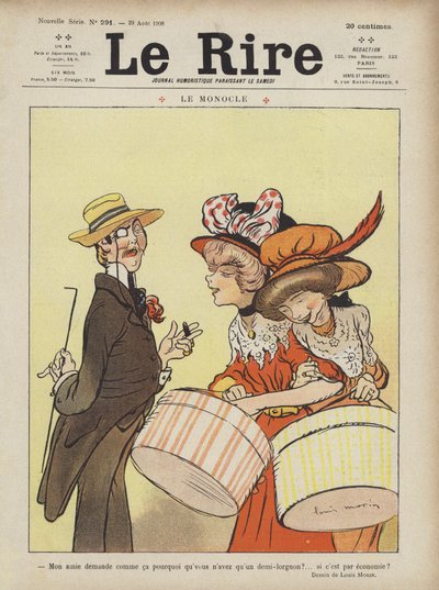 Illustratie voor Le Rire door Louis Morin