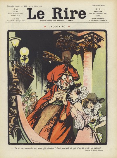 Illustratie voor Le Rire door Louis Morin
