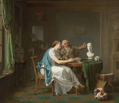 De tekenles door Louis Moritz