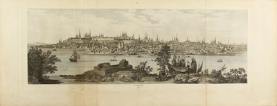Panoramisch uitzicht op Kasan door Louis Nicolas de Lespinasse