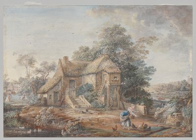 Le Petit Trianon, Versailles door Louis Nicolas van Blarenberghe
