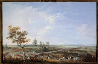 Secessieoorlog: de Slag bij Yorktown door Louis Nicolas van Blarenberghe