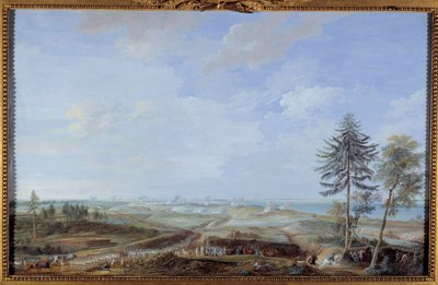 Onafhankelijkheidsoorlog van de Verenigde Staten: Beleg van Yorktown door Louis Nicolas van Blarenberghe