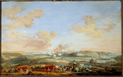 Oorlog van de Oostenrijkse Successie (1741-1748): Belegering van de kastelen van Namen door de Graaf van Clermont van 24 tot 30 september 1746. Gouache door Louis Nicolas Van Blarenberghe (1716-1794) 1782 Zon. 0,59x0,94 m Versailles, museum van het kasteel door Louis Nicolas van Blarenberghe