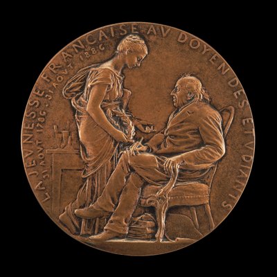 Michel-Eugène Chevreul, 1786-1889, Chemicus, Natuurkundige en Filosoof, 1886 door Louis Oscar Roty