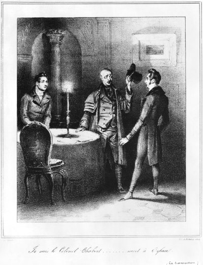Kolonel Chabert, illustratie uit 