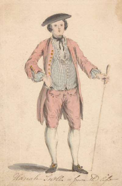 Hannah Snell - Uit het leven (in mannelijke kleding) door Louis Philippe Boitard