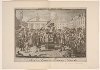 De ochtendfrolijkheid van Covent Garden door Louis Philippe Boitard